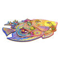 Regenbogenfisch | Magisches 3D Holzpuzzle