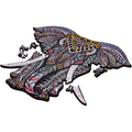 Afrikanischer Elefant | Magisches 3D Holzpuzzle